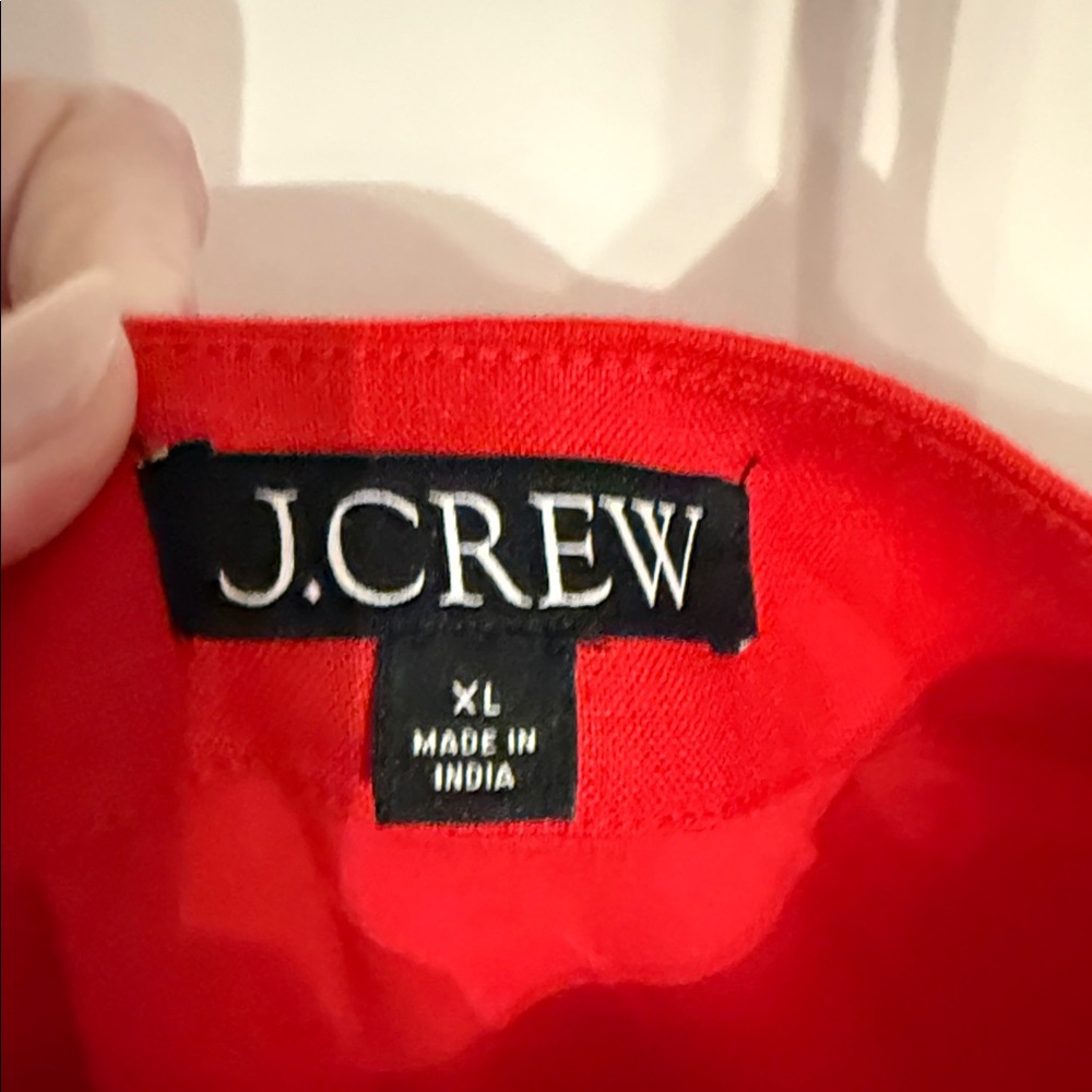 J. Crew Bold Red Garment-Worn Once - Picture 3 of 5